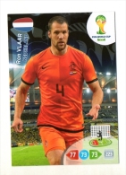 PANINI FIGURINA TRADING CARD ADRENALYN XL (NO STICKER) BRASIL WORLD CUP 2014 - HOLLAND - RON VLAAR - Otros & Sin Clasificación