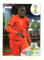 PANINI FIGURINA TRADING CARD ADRENALYN XL (NO STICKER) BRASIL WORLD CUP 2014 - HOLLAND - BRUNO MARTINS INDI - Otros & Sin Clasificación