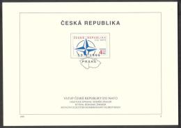 Czech Rep. / First Day Sheet (1999/05) Praha: Czech Republic Member Of NATO, 50 Anniversary Of NATO - OTAN