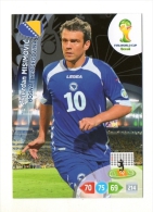 PANINI FIGURINA TRADING CARD ADRENALYN X(NO STICKER) BRASIL WORLD CUP 2014 - BOSNIA AND HERZEGOVINA - ZVJEZDAN MISIMOVIC - Otros & Sin Clasificación