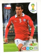 PANINI FIGURINA TRADING CARD ADRENALYN XL (NO STICKER) BRASIL WORLD CUP 2014 - CHILE - MARCOS GONZALEZ - Other & Unclassified