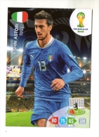 PANINI FIGURINA TRADING CARD ADRENALYN XL (NO STICKER) BRASIL WORLD CUP 2014 - ITALIA - DAVIDE ASTORI - Otros & Sin Clasificación