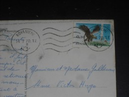 LETTRE FINLANDE FINLAND SUOMI AVEC YT 633 - FAUNE OISEAU RAPACE AIGLE EAGLE - CPM ROVANIEMI - - Storia Postale