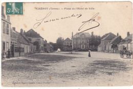 CHEROY  (Yonne).  -  Place  De  L'Hôtel  De  Ville - Cheroy