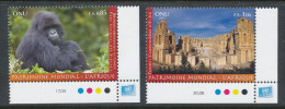 UN Geneva 2012. Scott # 556-557. World Heritage Africa, MNH ** - Ungebraucht