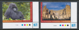 UN Geneva 2012. Scott # 556-557. World Heritage Africa, MNH ** - Unused Stamps