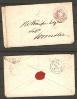 Great Britain 1850 Postal History Rare Victoria Cover WORCESTER D.233 - Covers & Documents