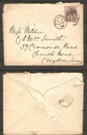 Great Britain 1891 Postal History Rare Victoria Cover BRIGHTON D.235 - Briefe U. Dokumente