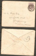 Great Britain 1901 Postal History Rare Victoria Cover CLAPTON D.236 - Lettres & Documents