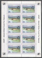 Romania 1994 WWF Fishes 280L Perf. Sheetlet MNH S.705 - Ongebruikt