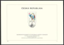 Czech Rep. / First Day Sheet (2001/08) Ostrava: European Championships In Men´s Volleyball Ostrava 2001 - Volleyball