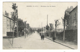 VAL  D´ OISE  /  DEUIL-la-BARRE  /  AVENUE  DE  LA  GARE  /  Edit.  DEBOVES , épicerie - Deuil La Barre