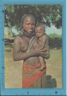 Mulher (Mumuila ?) Com Criança - Femme - Woman With Children - Ethnic - Belezas E Costumes Angola - Ed. Elmar - 2 SCANS - Zonder Classificatie