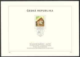 Czech Rep. / First Day Sheet (2001/15 B) Dolni Bousov: Technical Sights - Water Mill, Symbolism Of Mill In Coat Of Arms - Other & Unclassified