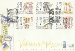 Macau 1997 Verandas FDC - FDC