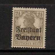 Germany--bavaria     Scott No.  176    Unused Hinged     Year  1919 - Nuovi