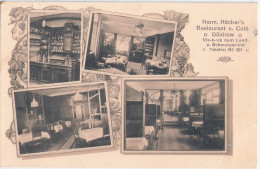 GÜSTROW Restaurant U Cafe Herman Häcker Vis Avis Land U Schwurgericht 21.3.1912 Gelaufen - Guestrow