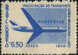 BX0183 Brazil 1959 Jet 1v MNH - Usados