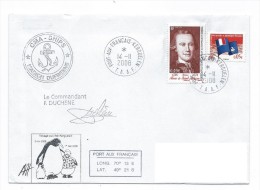 13751 - MARION DUFRESNE-  MISSION 2008 - PORT AUX FRANCAIS 14-11-2008 - TIMBRES LOCAUX - Lettres & Documents