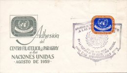 PARAGUAY. PA 252 Sur Enveloppe Commémorative De 1959. Secrétaire Général Dag Hammarskjöld. - Dag Hammarskjöld