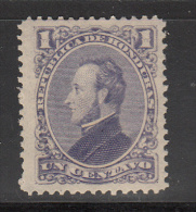 Honduras    Scott No.  30     Unused Hinged      Year  1878 - Honduras