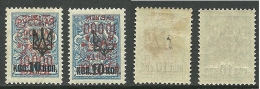 RUSSLAND RUSSIA 1920 Wrangel Lagerpost Gallipoli Ukraina Stamps Incl INVERTED * - Armada Wrangel