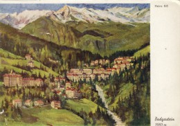 Cartolina Illustratore Illustrateur Signed AUSTRIA OSTERREICH AUTRICHE BADGASTEIN Postcard Carte Postale Ansichtskarte - Bad Gastein