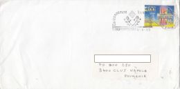 STAMPS ON COVER, NICE FRANKING, MONUMENT, ILLKIRCH FLAMME, 1993, FRANCE - Storia Postale