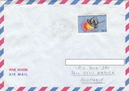 STAMPS ON COVER, NICE FRANKING, TAUTAVEL MAN, 1992, FRANCE - Covers & Documents