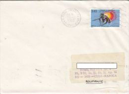 STAMPS ON COVER, NICE FRANKING, TAUTAVEL MAN, 1992, FRANCE - Briefe U. Dokumente