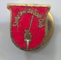 Golf - SANTA TERESITA Club, Argentina, Enamel, Old Pin, Badge, Button Hole - Golf