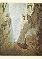 Postcard Olive Mount Cutting Liverpool & Manchester Railway 1833 Ackermann - Opere D'Arte