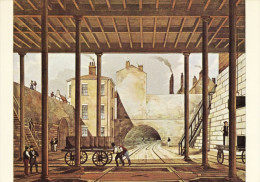 Postcard Wapping Warehouse Liverpool & Manchester Railway 1833 Ackermann - Opere D'Arte