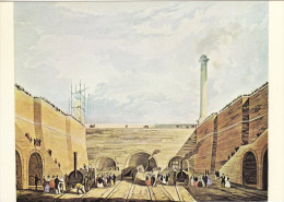 Postcard Edge Hill Tunnels Liverpool & Manchester Railway 1833 Ackermann - Ouvrages D'Art