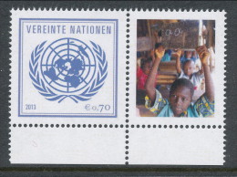 UN Vienna 2013. UNCAC.Single With Lable From Personalized Sheet,  MNH ** - Ungebraucht