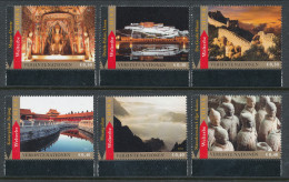 UN Vienna 2013. Scott # 527-532. World Heritage China, From Prestige Booklet,  MNH ** - Nuovi