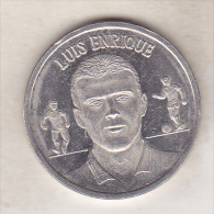 Spain FC Barcelona Old  Small Sport Medal - 1989-1999 - Token - Football - Soccer - Players - Luis Enrique - Autres & Non Classés