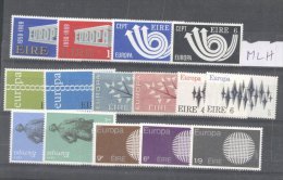 Ireland 1962-74 Lot Europa CEPT MLH AC.830 - Colecciones
