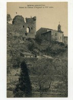 CP , 42 , BOURG-ARGENTAL , Ruines Du Château - Bourg Argental