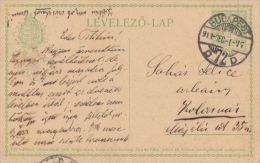 COAT OF ARMS, PC STATIONERY, ENTIER POSTAL, 1913, HUNGARY - Storia Postale