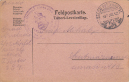 WAR FIELD POSTCARD, CAMP NR 254, CENSORED, 1917, HUNGARY - Cartas & Documentos