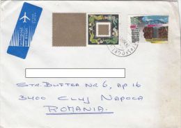 STAMPS ON COVER, NICE FRANKING, HOMELESS, 1991, NETHERLANDS - Cartas & Documentos