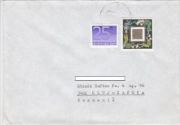STAMPS ON COVER, NICE FRANKING, 1991, NETHERLANDS - Lettres & Documents