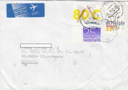 STAMPS ON COVER, NICE FRANKING, LAW, EXHIBITION, 1992, NETHERLANDS - Storia Postale