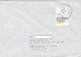 STAMPS ON COVER, NICE FRANKING, EXHIBITION, 1992, NETHERLANDS - Cartas & Documentos