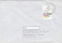 STAMPS ON COVER, NICE FRANKING, EXHIBITION, 1992, NETHERLANDS - Brieven En Documenten