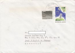 STAMPS ON COVER, NICE FRANKING, EUROPA CEPT, 1992, NETHERLANDS - Covers & Documents