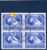 South Africa 1948. 3d Silver Wedding (UHB V3) SACC 124*, SG 125*. - Unused Stamps