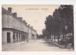 Cpa BAUGY Rue Sully Lemeuthe Boulangerie - Ed Ariotout 105 - Baugy