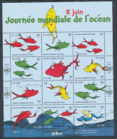 UN Geneva 2013. World Oceans Day Sheet, MNH** - Hojas Y Bloques